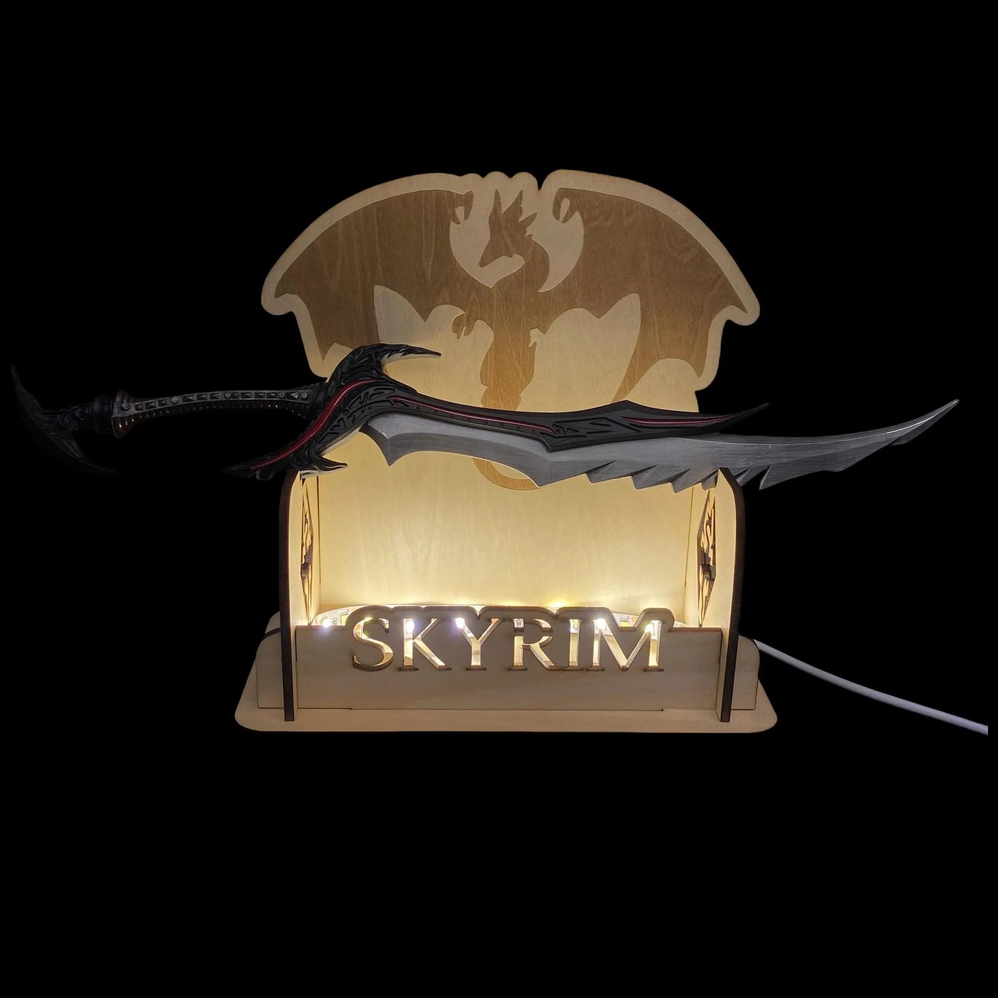 Skyrim Game Weapon New Daedric Sword Blunt Metal Replica – Leones
