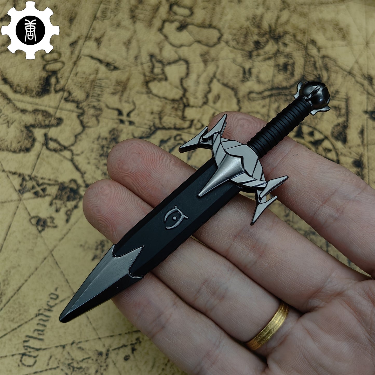 Dagon Razor Sword Mini Metal Replica EDC Knife