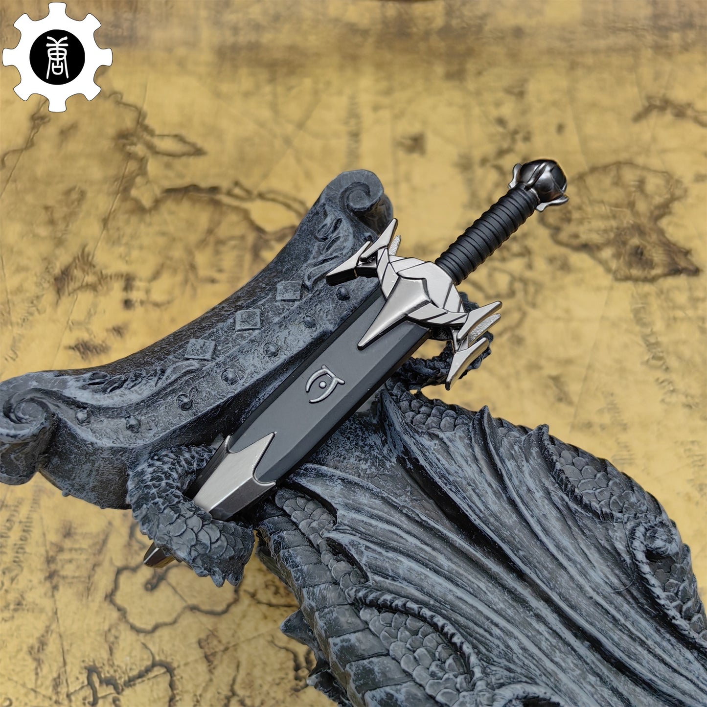 Dagon Razor Sword Mini Metal Replica EDC Knife