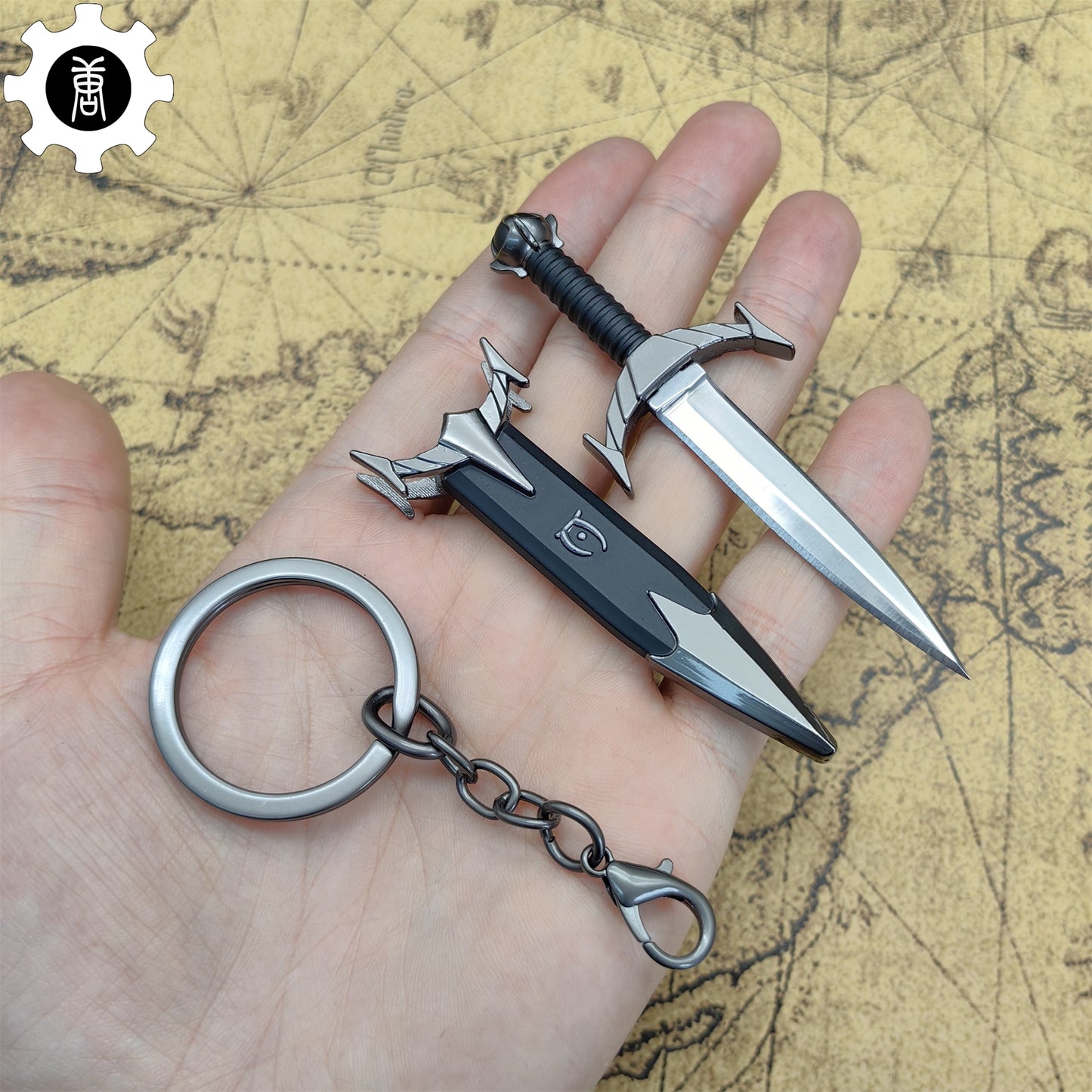 Dagon Razor Sword Mini Metal Replica EDC Knife