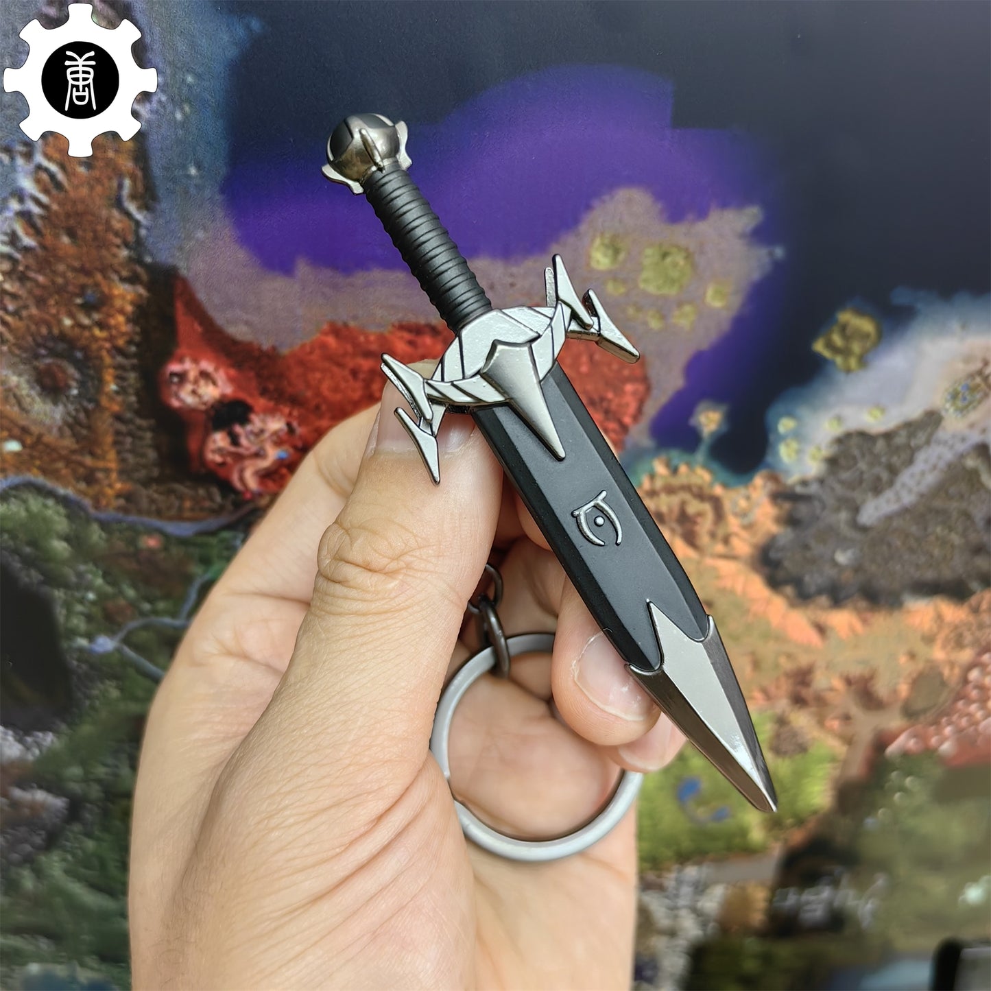 Dagon Razor Sword Mini Metal Replica EDC Knife