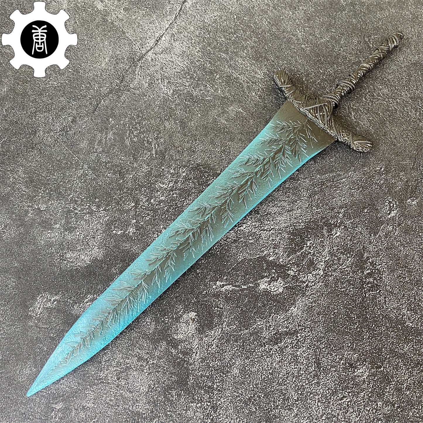 Metal 11.8" Moonlight Greatsword Gamer Gift
