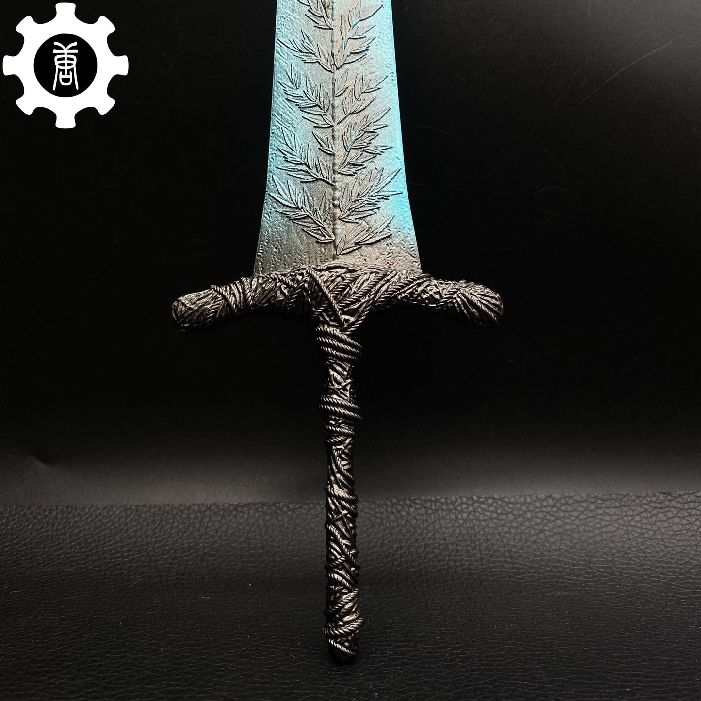 Metal 11.8" Moonlight Greatsword Gamer Gift