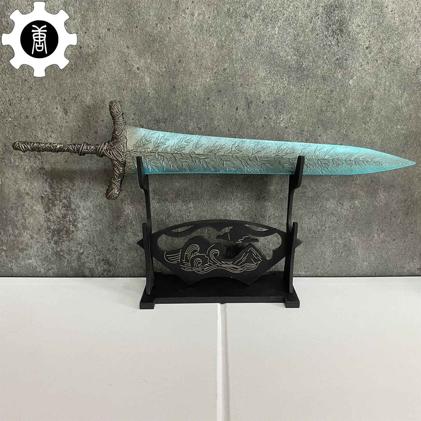 Metal 11.8" Moonlight Greatsword Gamer Gift