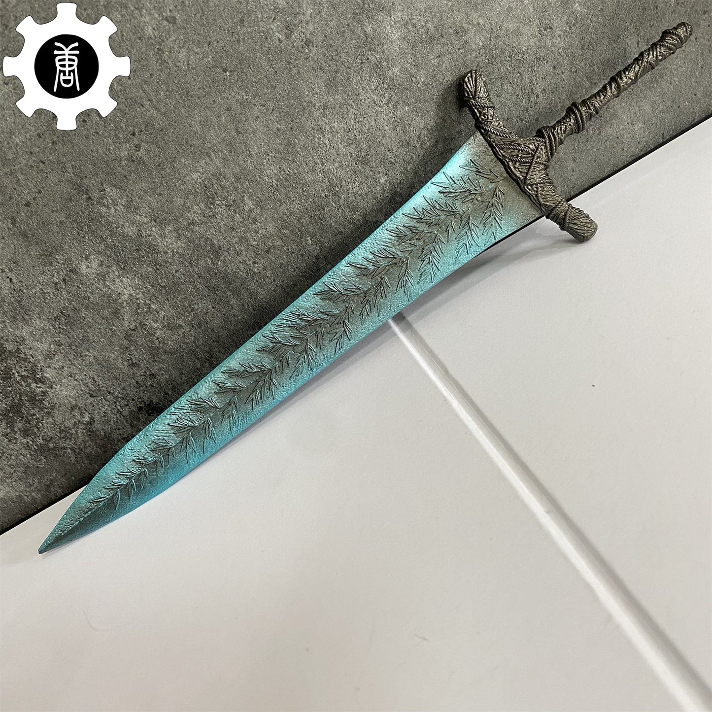 Metal 11.8" Moonlight Greatsword Gamer Gift