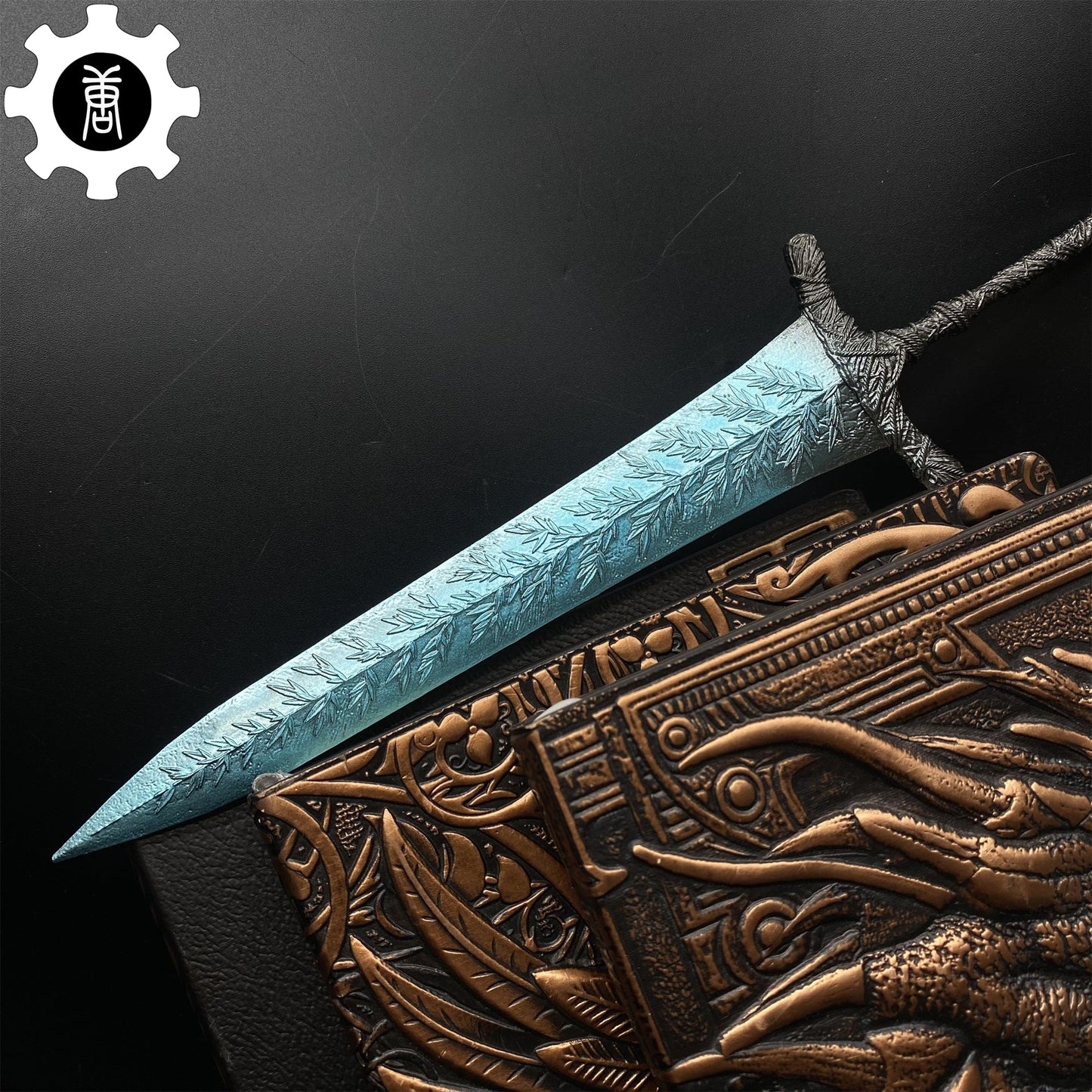 Metal 11.8" Moonlight Greatsword Gamer Gift