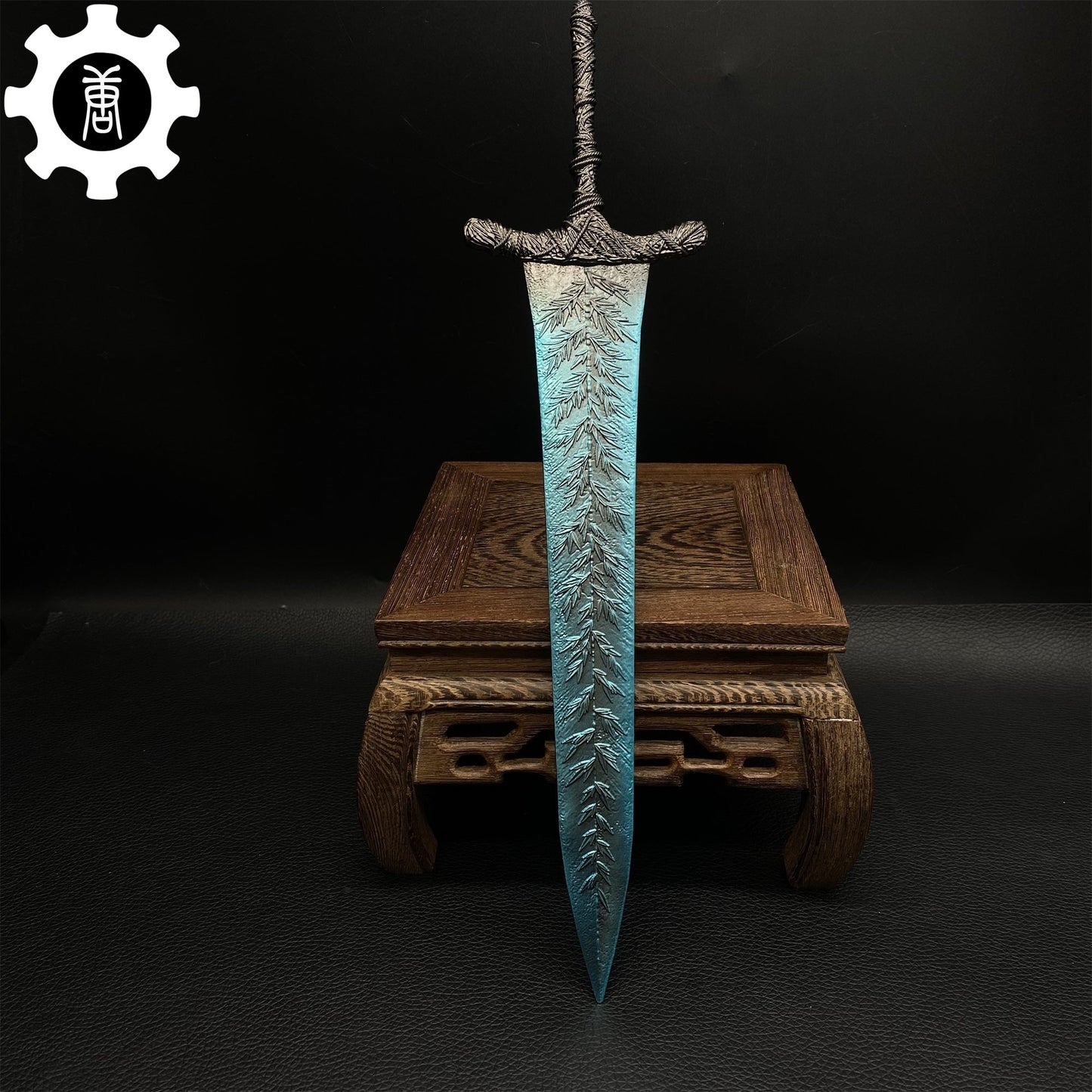 Metal 11.8" Moonlight Greatsword Gamer Gift