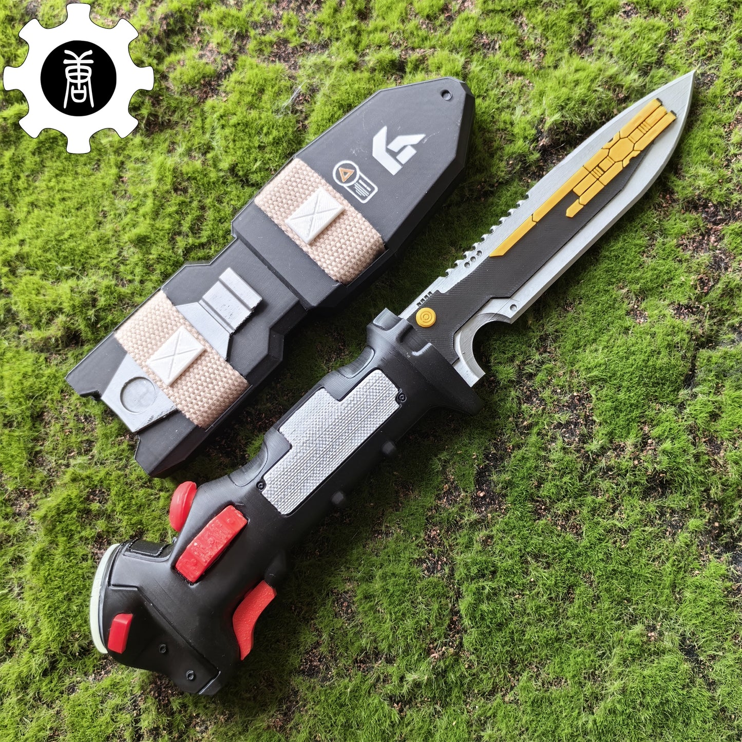 3D-Printed Data Knife Replica