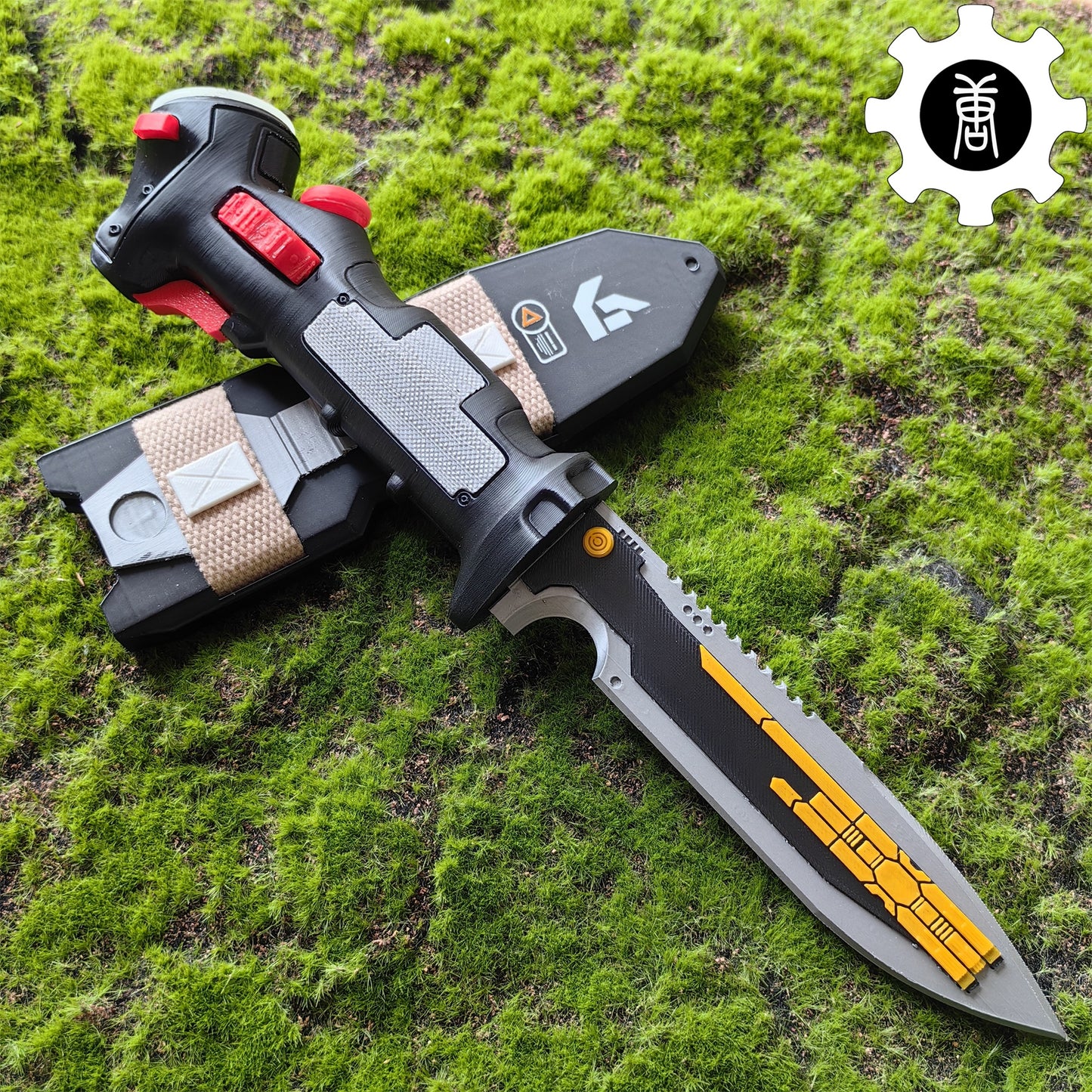 3D-Printed Data Knife Replica