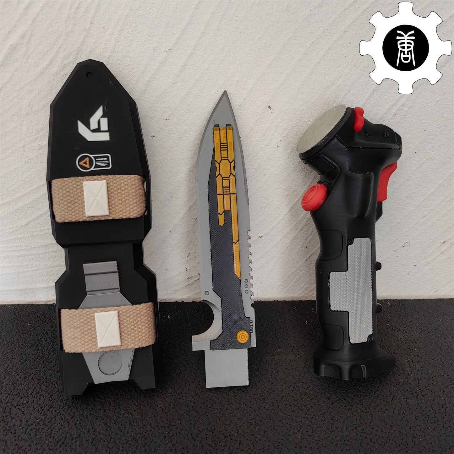 3D-Printed Data Knife Replica
