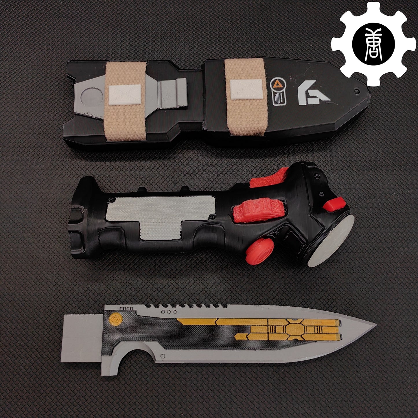 3D-Printed Data Knife Replica