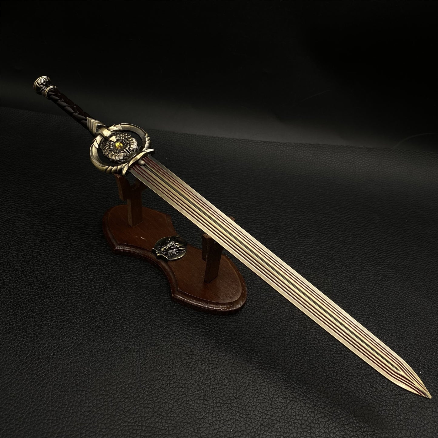 Skyrim Dawnbreaker Sword Metal Miniature Replica