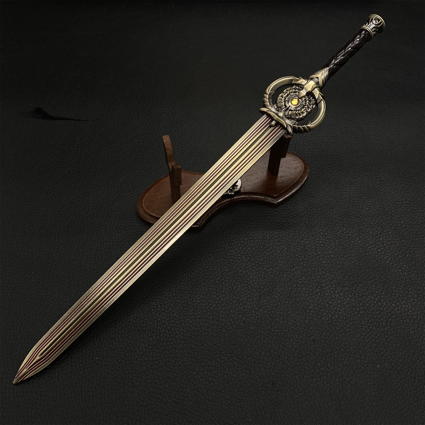 Skyrim Dawnbreaker Sword Metal Miniature Replica