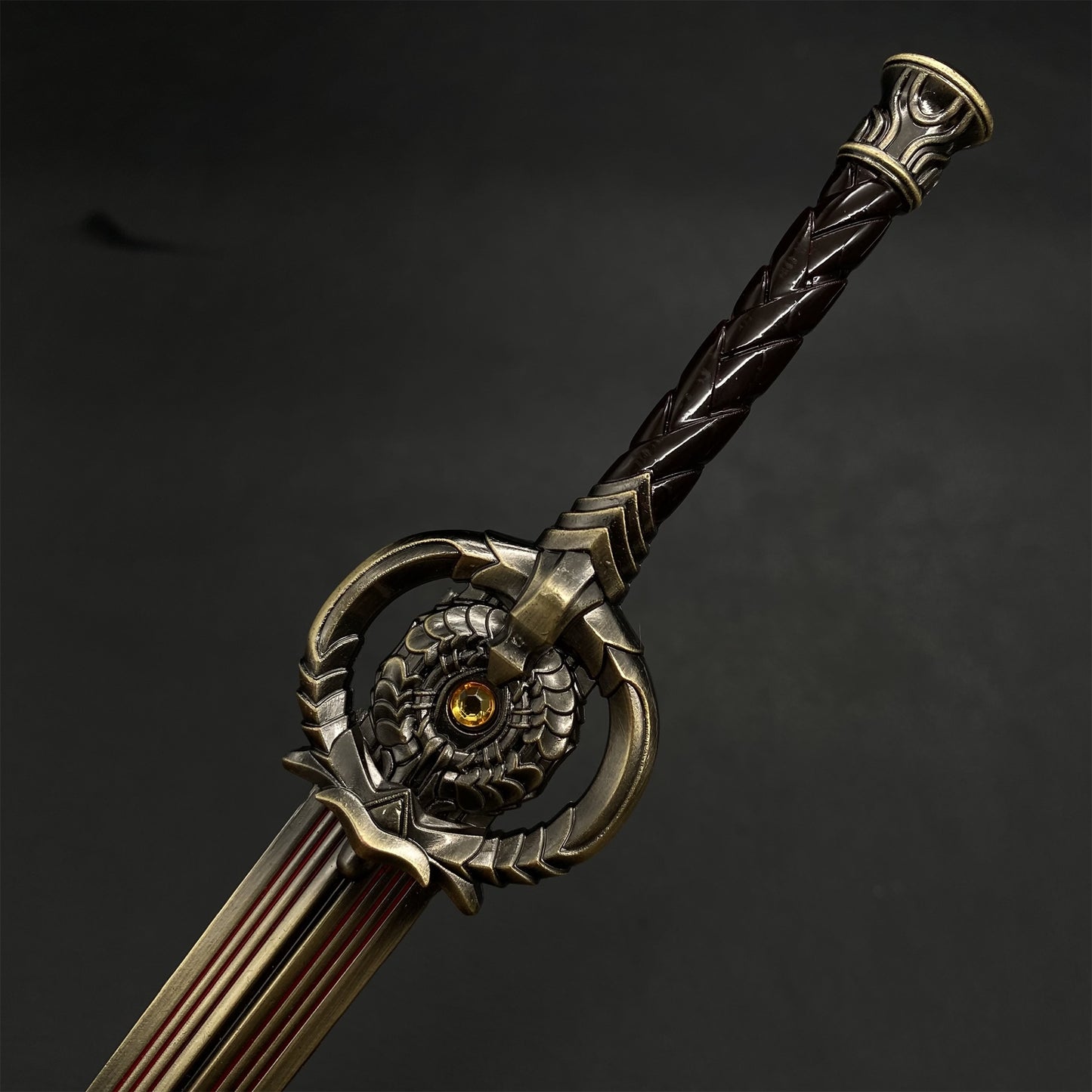 Skyrim Dawnbreaker Sword Metal Miniature Replica