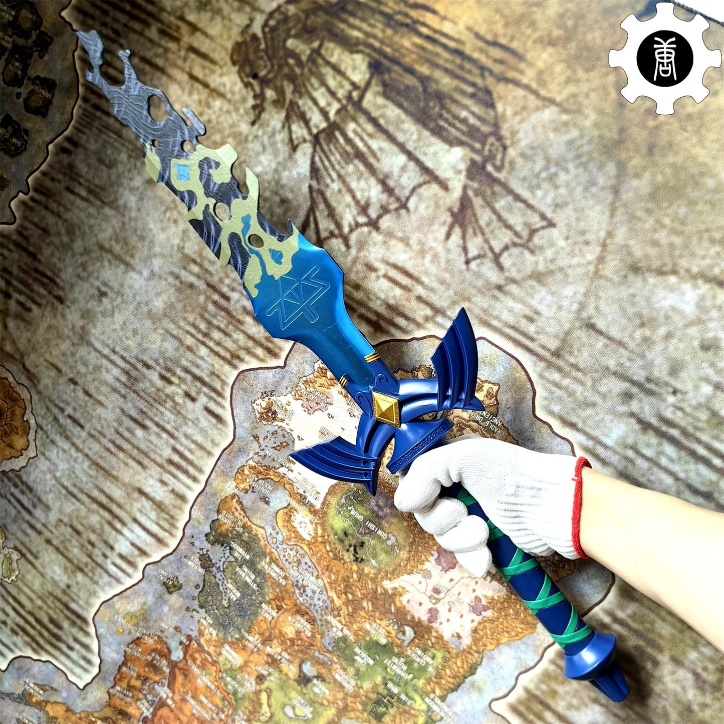 Decayed Master Sword Hilt Tear Of Kingdom Link Prop 62CM/24"
