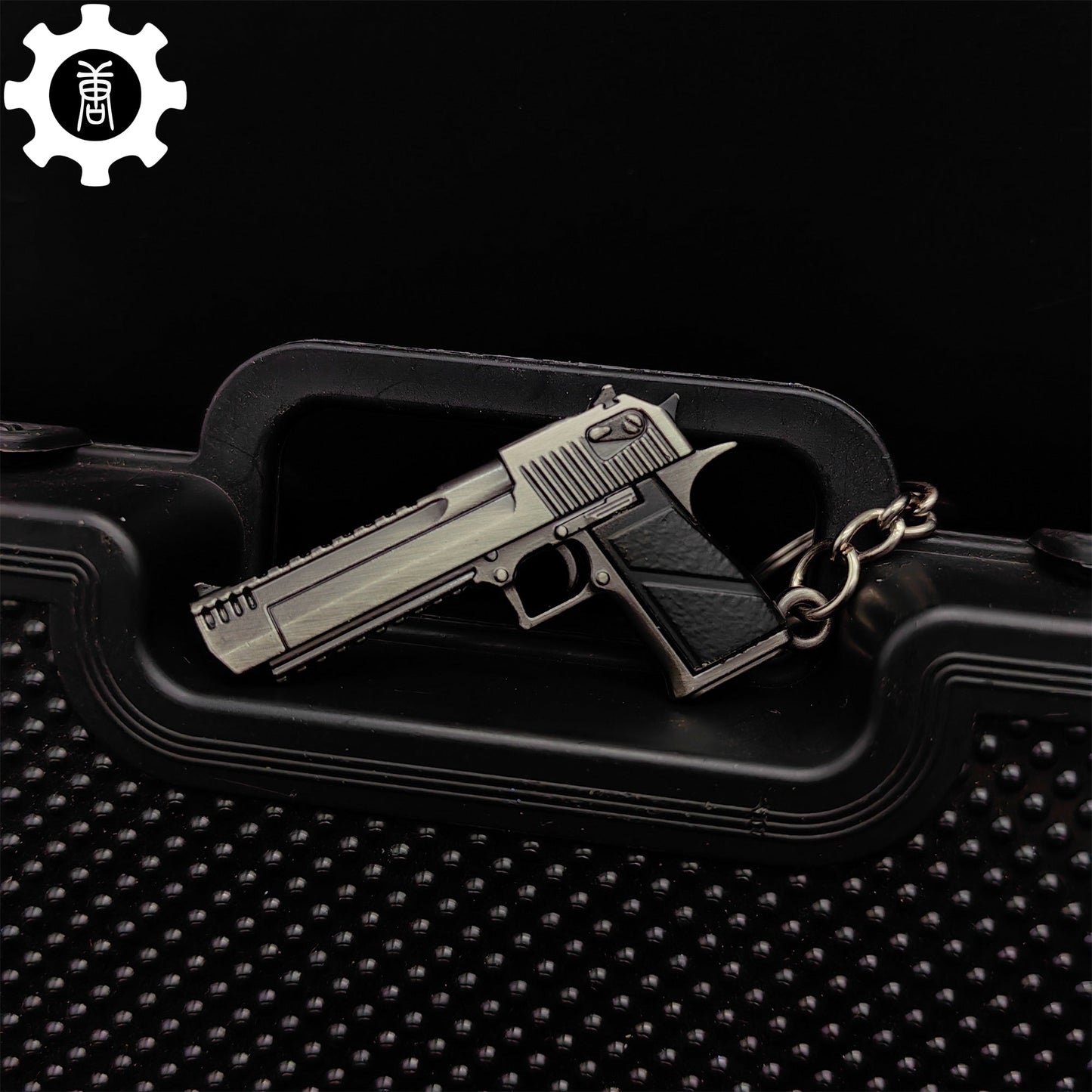 12 In 1 Metal World Famous Pistol Revolver Gun Keychain