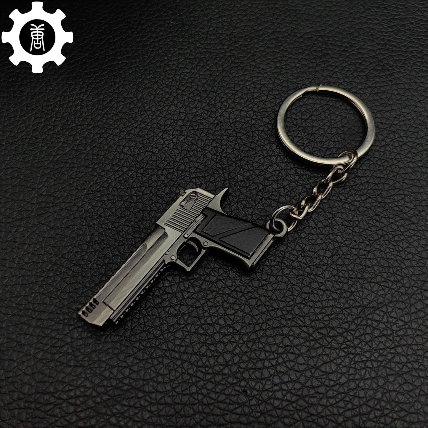 12 In 1 Metal World Famous Pistol Revolver Gun Keychain