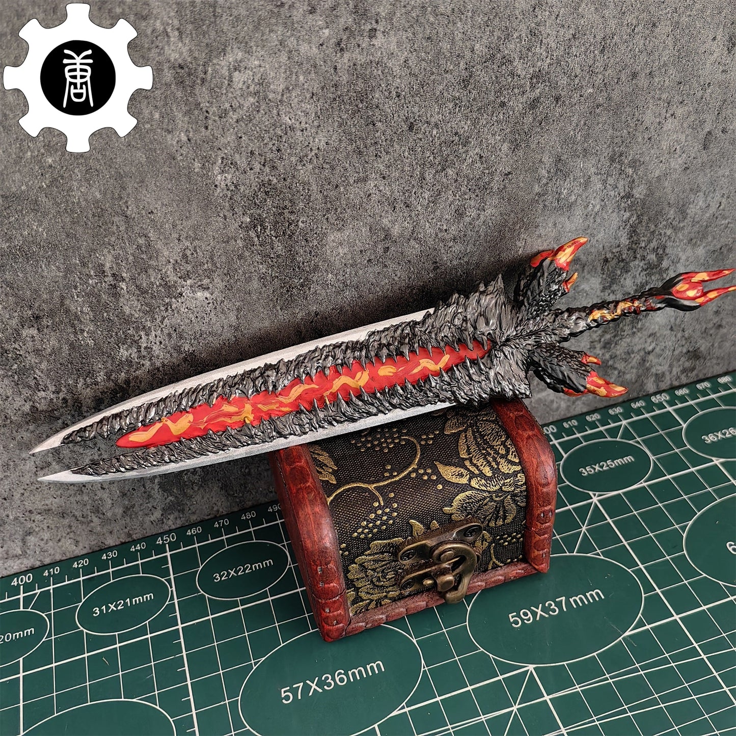 3D Printed 1: 6 Scale Devil Sword Dante