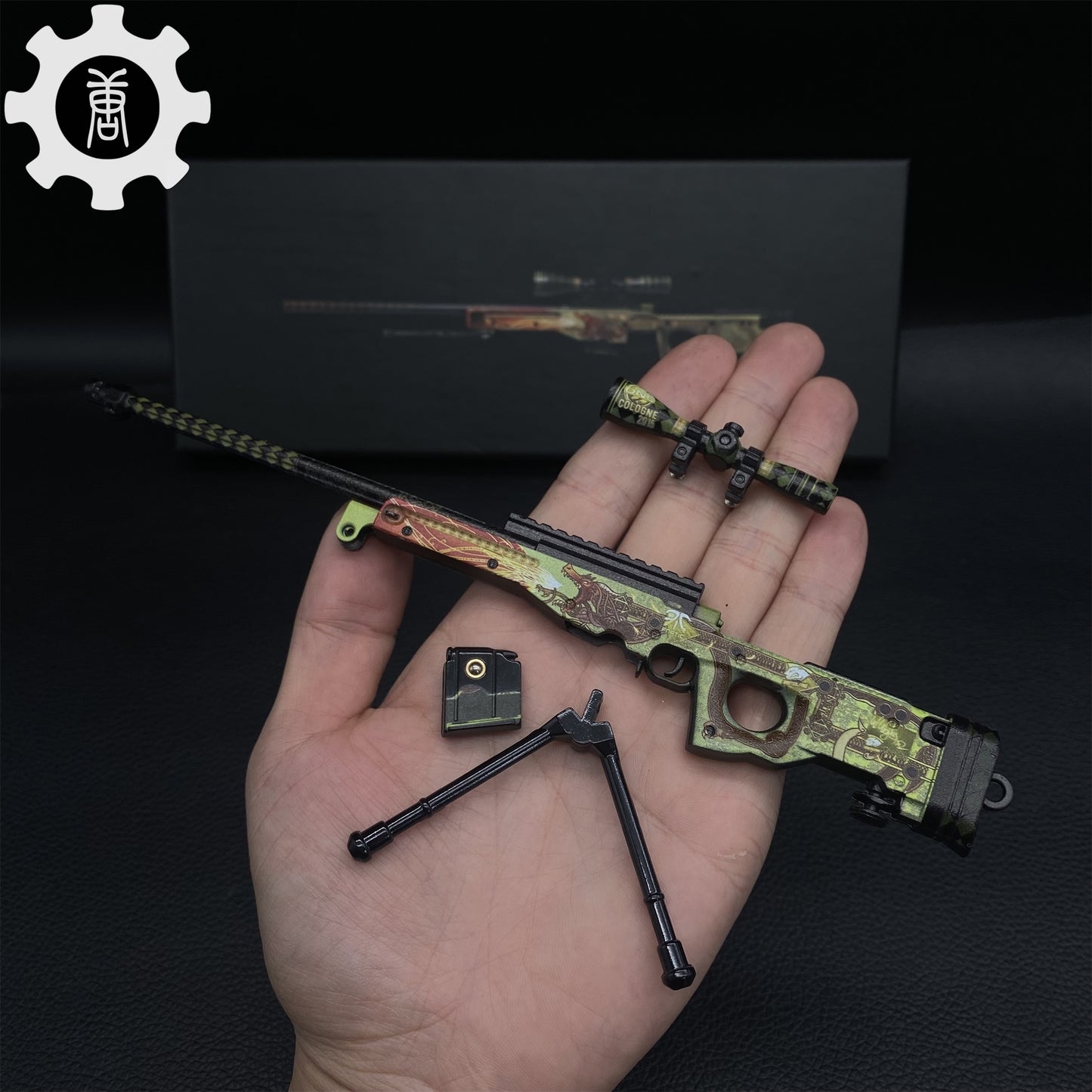 Dragon Lore & Gungnir AWP Miniature Metal Replica