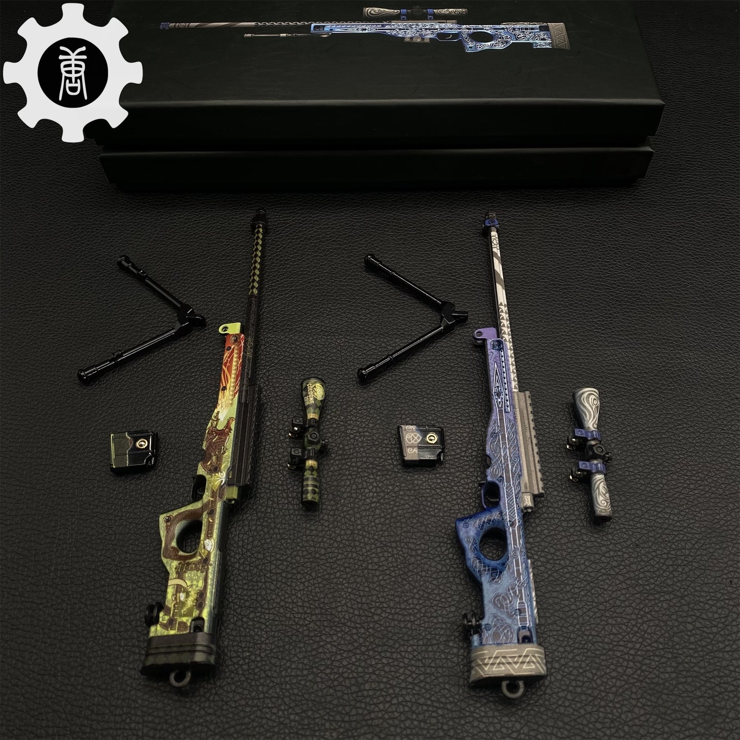 Dragon Lore & Gungnir AWP Miniature Metal Replica
