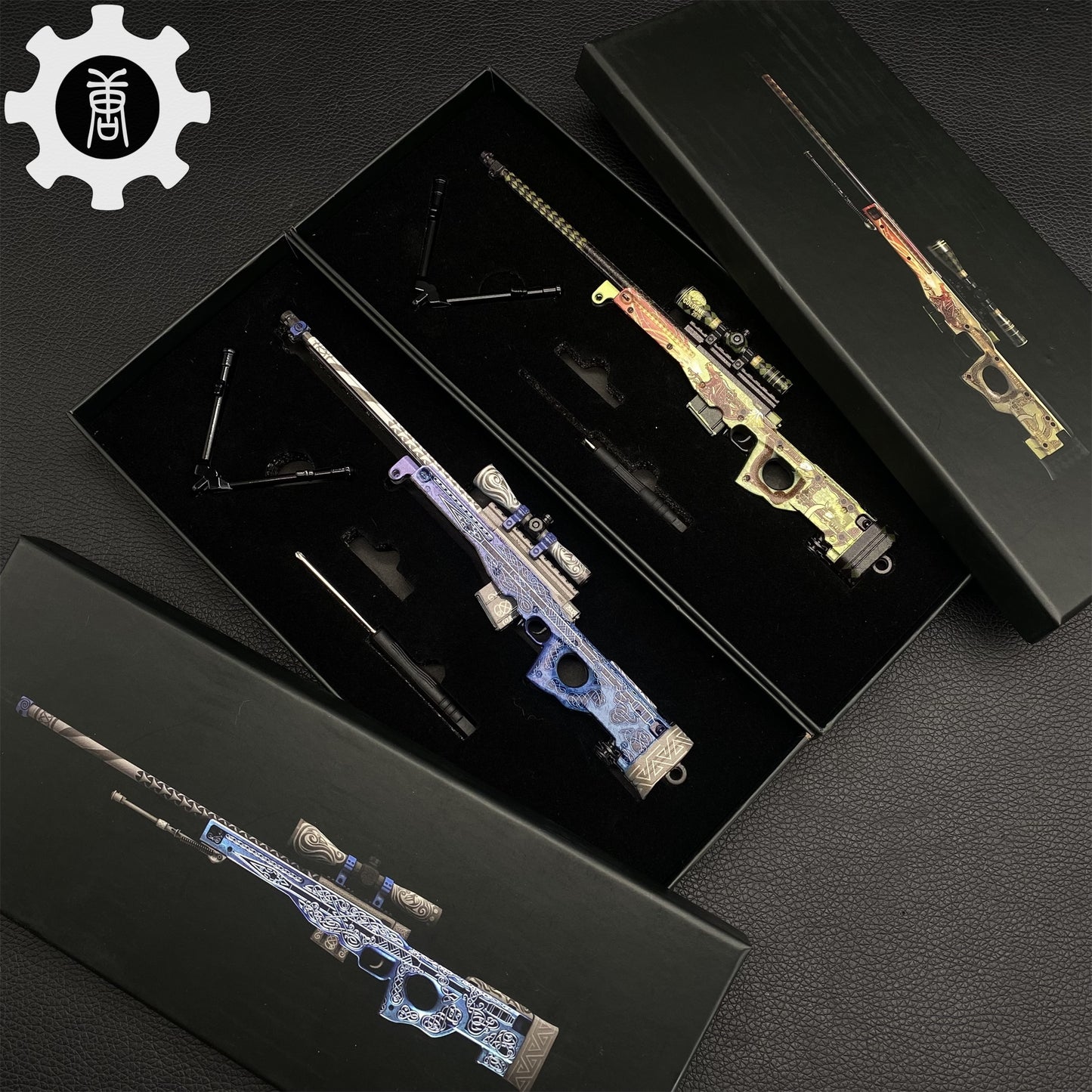 Dragon Lore & Gungnir AWP Miniature Metal Replica