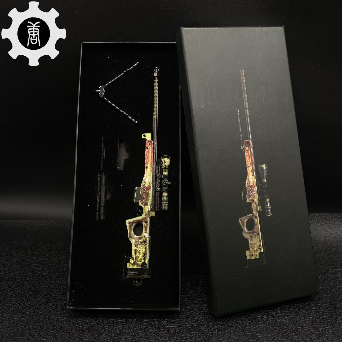 Dragon Lore & Gungnir AWP Miniature Metal Replica