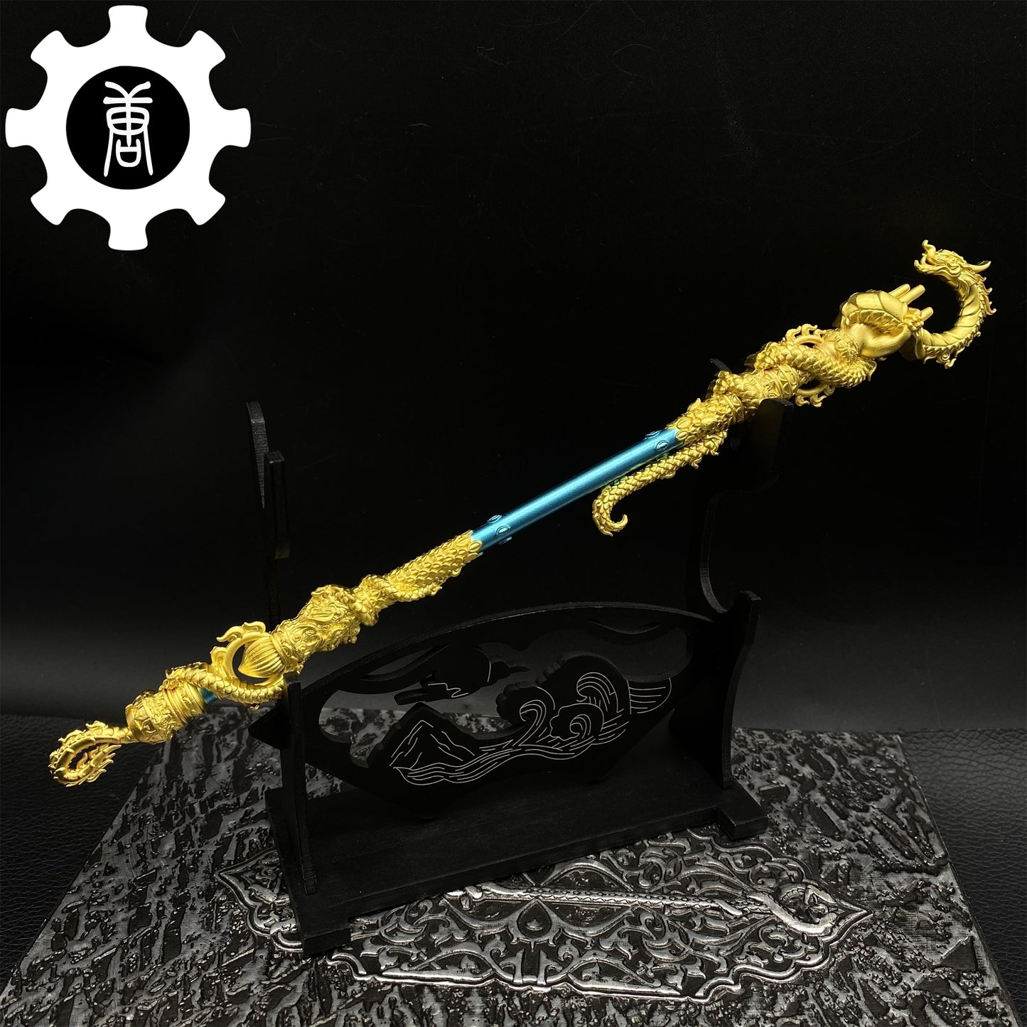 Black Myth: Wukong Flying Dragon's Scepter Display Art