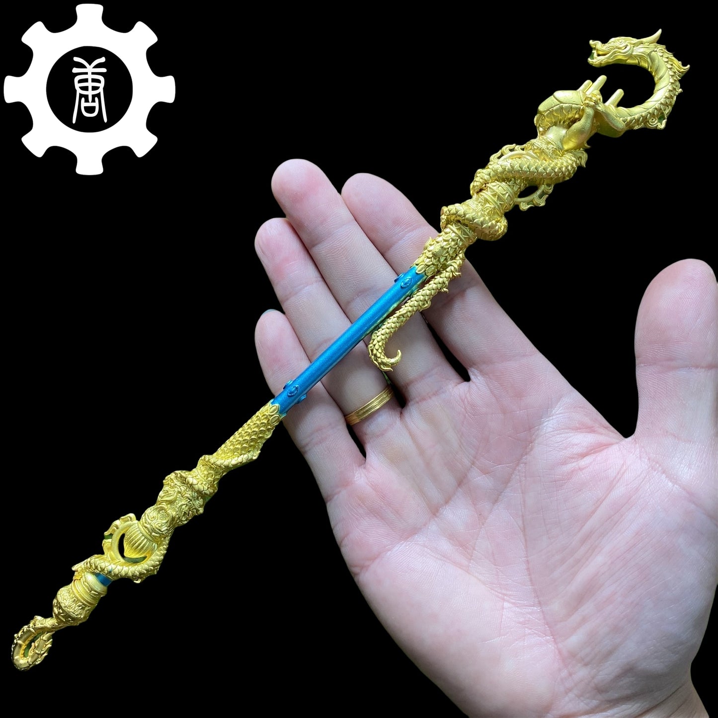 Black Myth: Wukong Flying Dragon's Scepter Display Art
