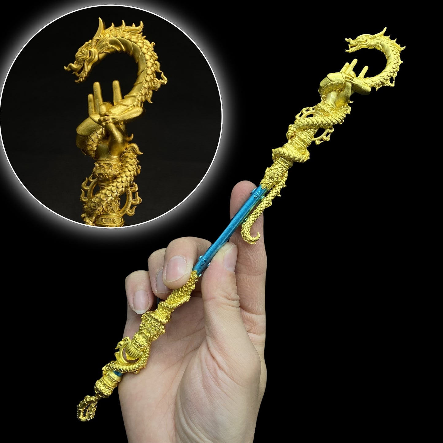 Black Myth: Wukong Flying Dragon's Scepter Display Art