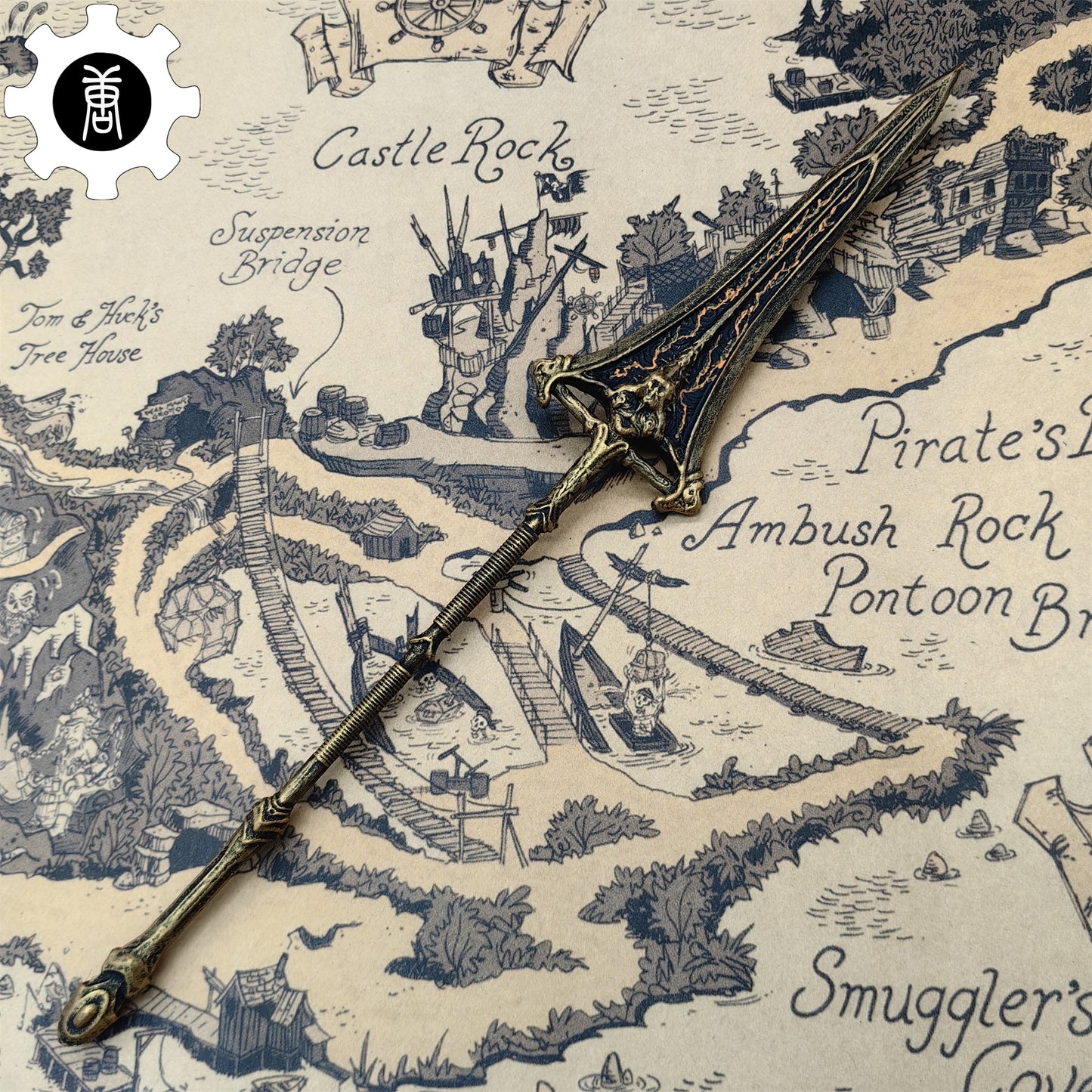 3D Printed 1: 12 Scale Dragonslayer Spear Replica