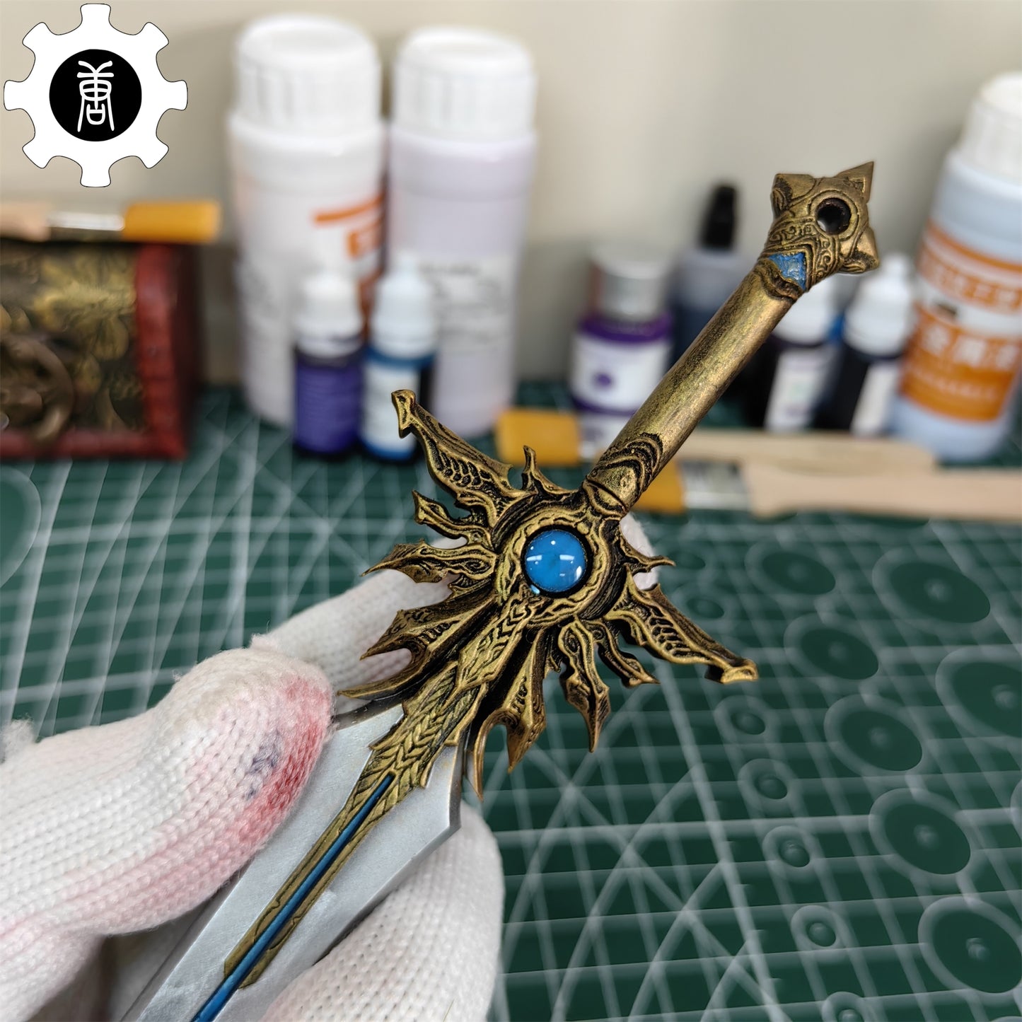 3D Printed 1: 6 Scale El'Druin Sword Of Justice