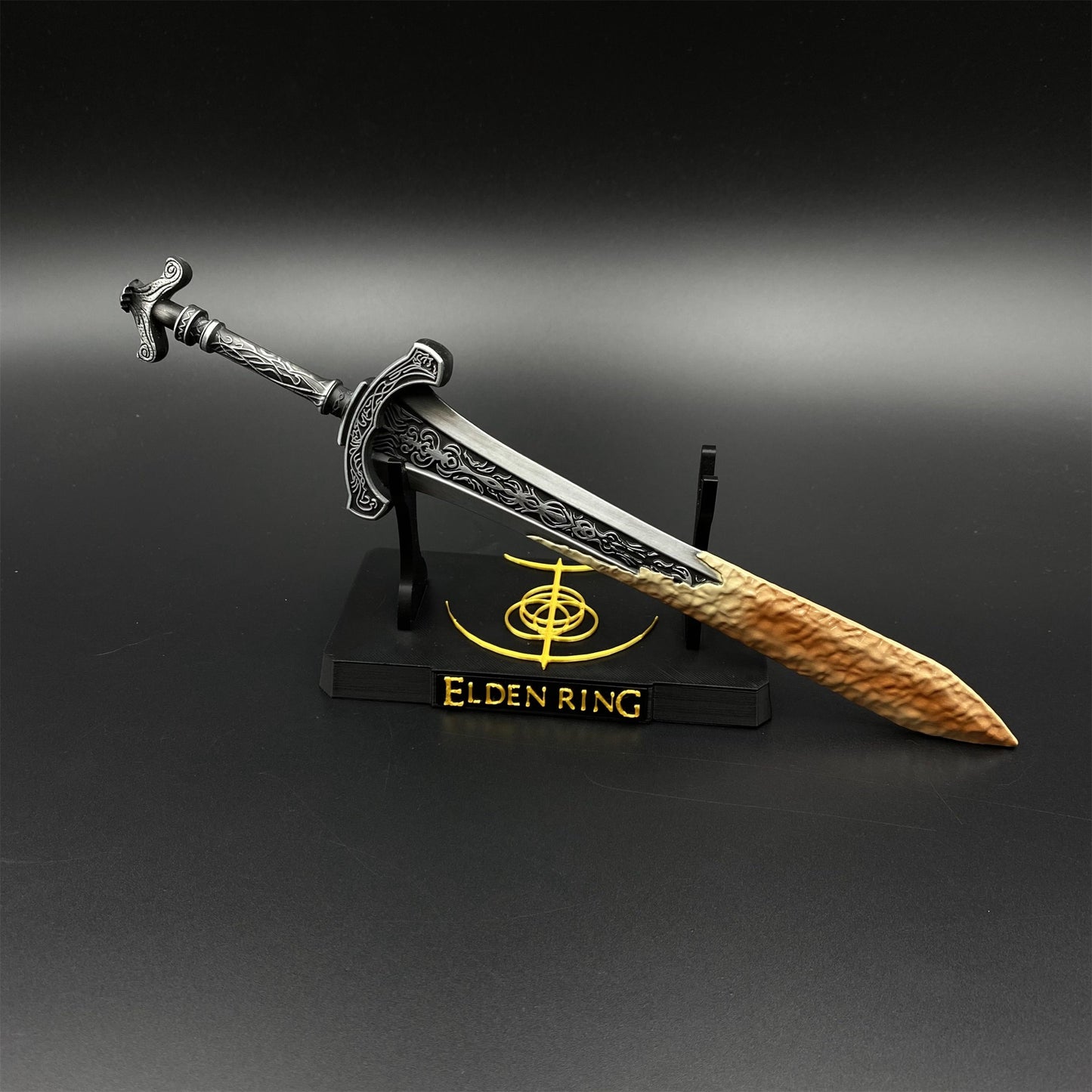 Gargoyle's Blade Gargoyle's Black Blade Metal Sword Craft Fan Art For Collection