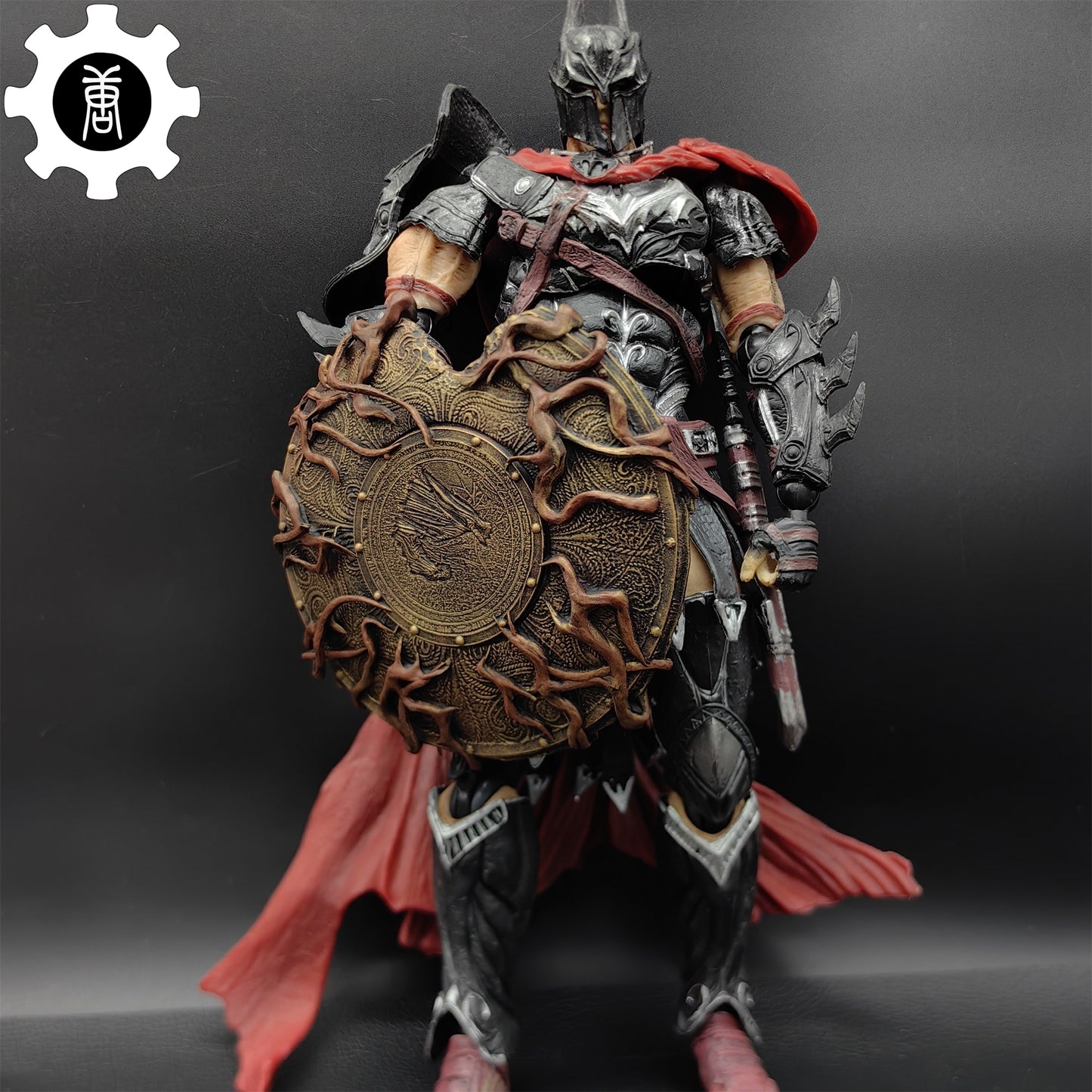 3D Printed 1: 12 Scale Erdtree Greatshield Golden Halberd