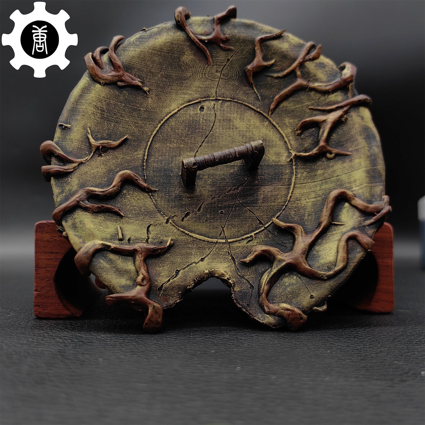 3D Printed 1: 12 Scale Erdtree Greatshield Golden Halberd