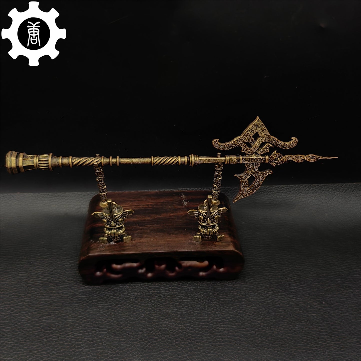 3D Printed 1: 12 Scale Erdtree Greatshield Golden Halberd