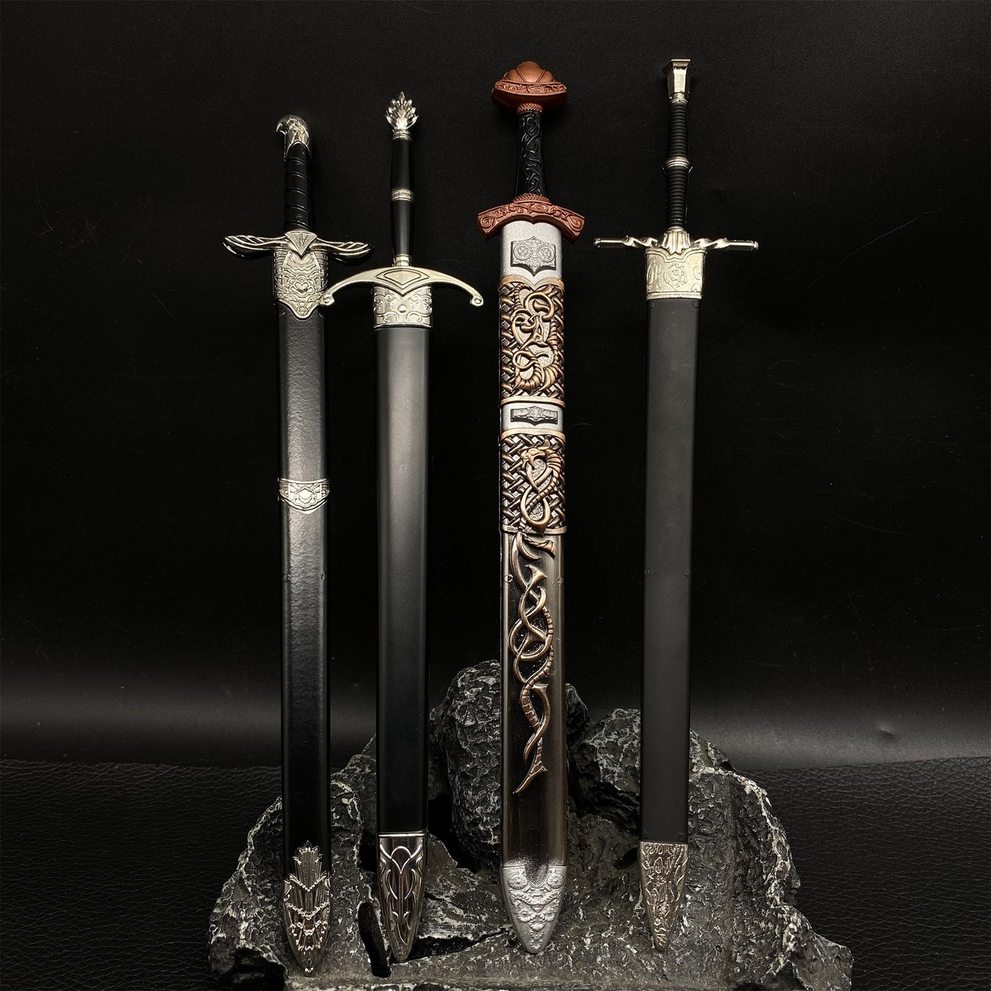Famous Game Swords Metal Replica 4 In 1 Pack
