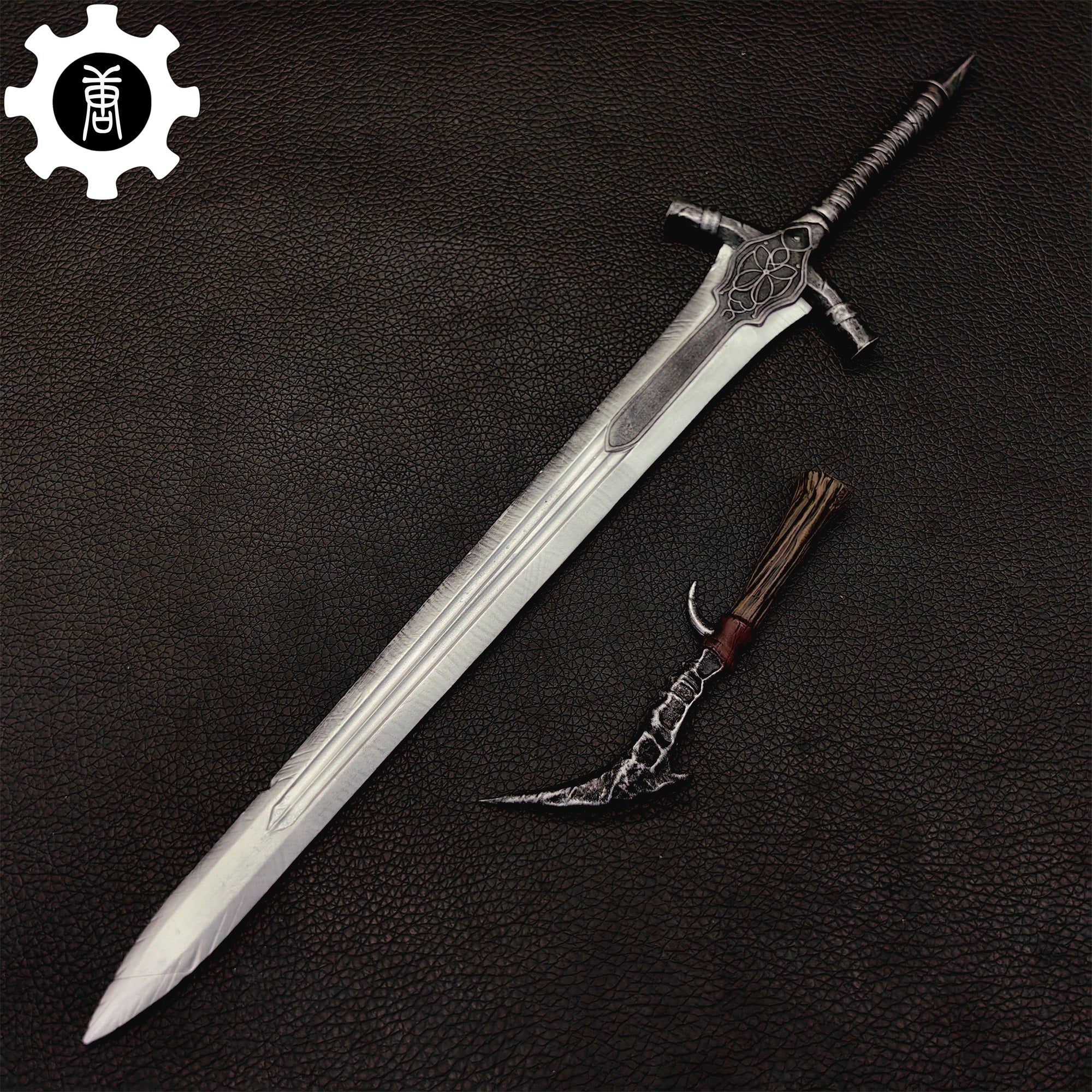 3D Printed 1:6 Scale Farron Greatsword Abyss Watchers Dagger 