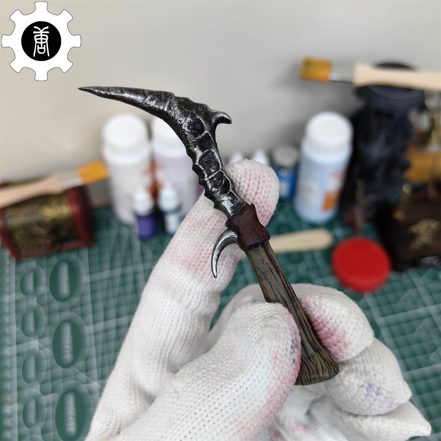 3D Printed 1:6 Scale Farron Greatsword Abyss Watchers Dagger