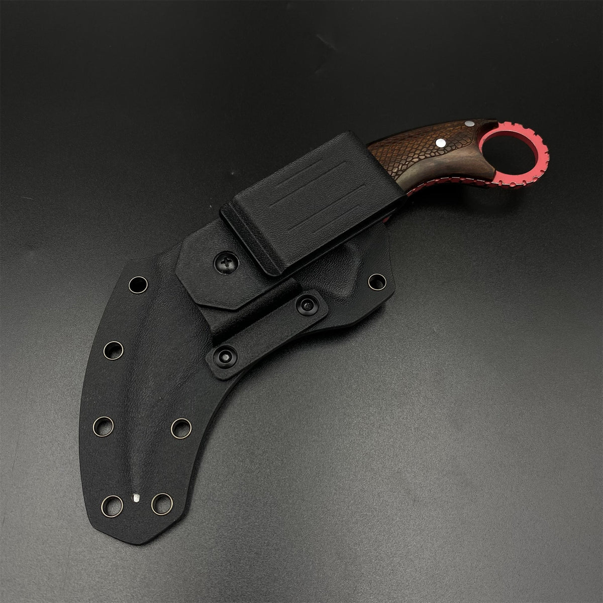 IRL Delta Force Fiery Owl Karambit DC53 Steel Replica For High-End Collection