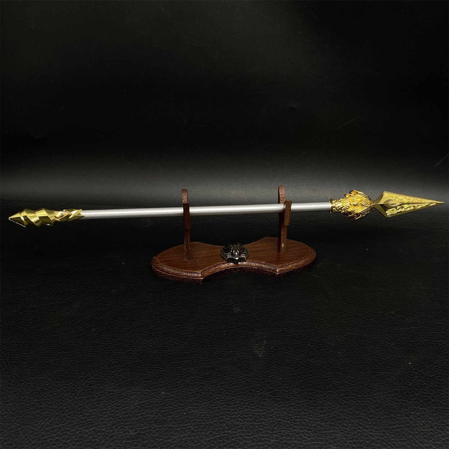 Ne Zha 2 Anime Film Props Fire Tip Spear Metal Replica