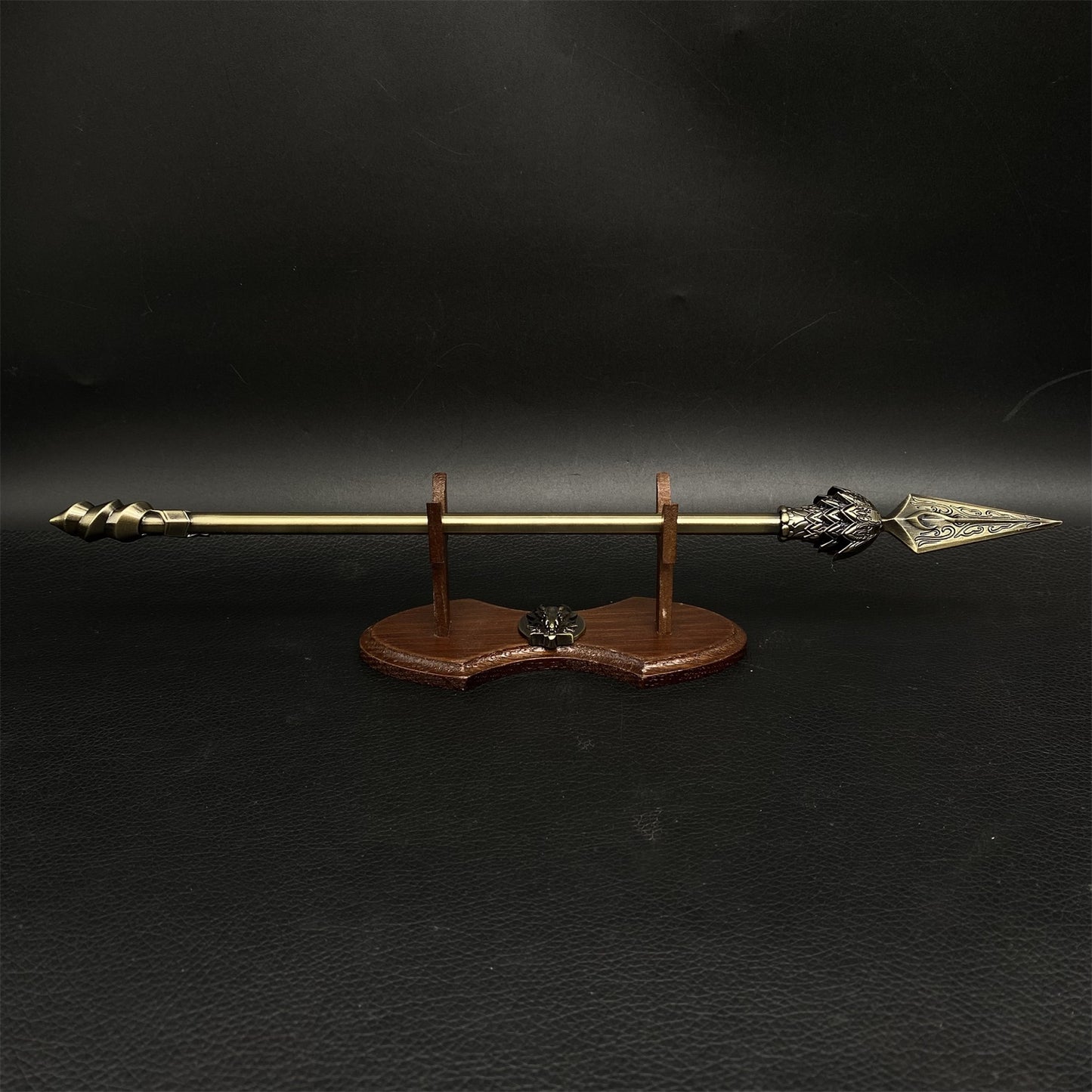 Ne Zha 2 Anime Film Props Fire Tip Spear Metal Replica