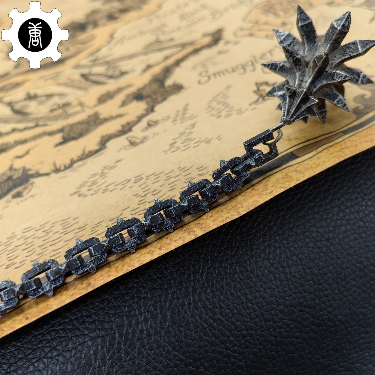 3D Printed 1: 12 Scale Flail Of The Witch-King Replica