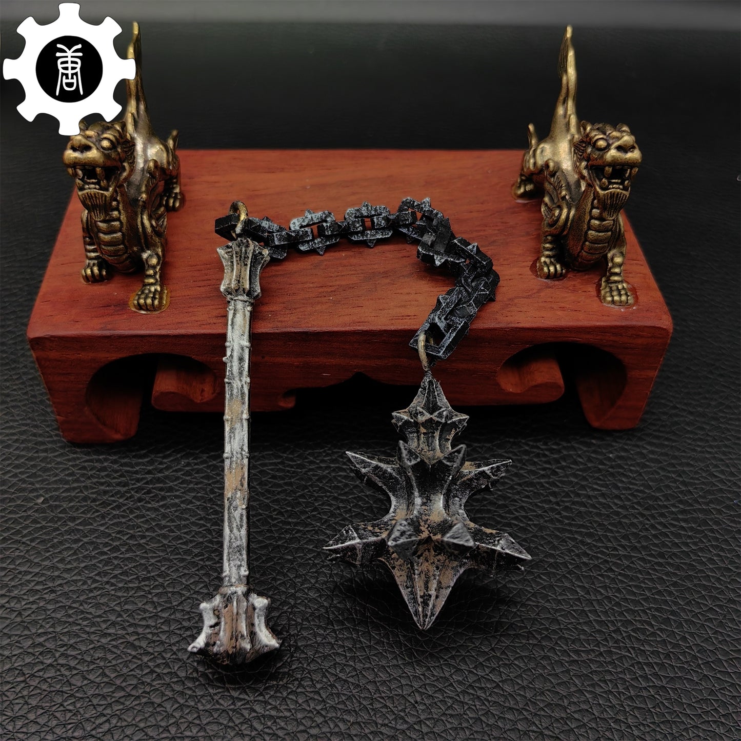 3D Printed 1: 12 Scale Flail Of The Witch-King Replica