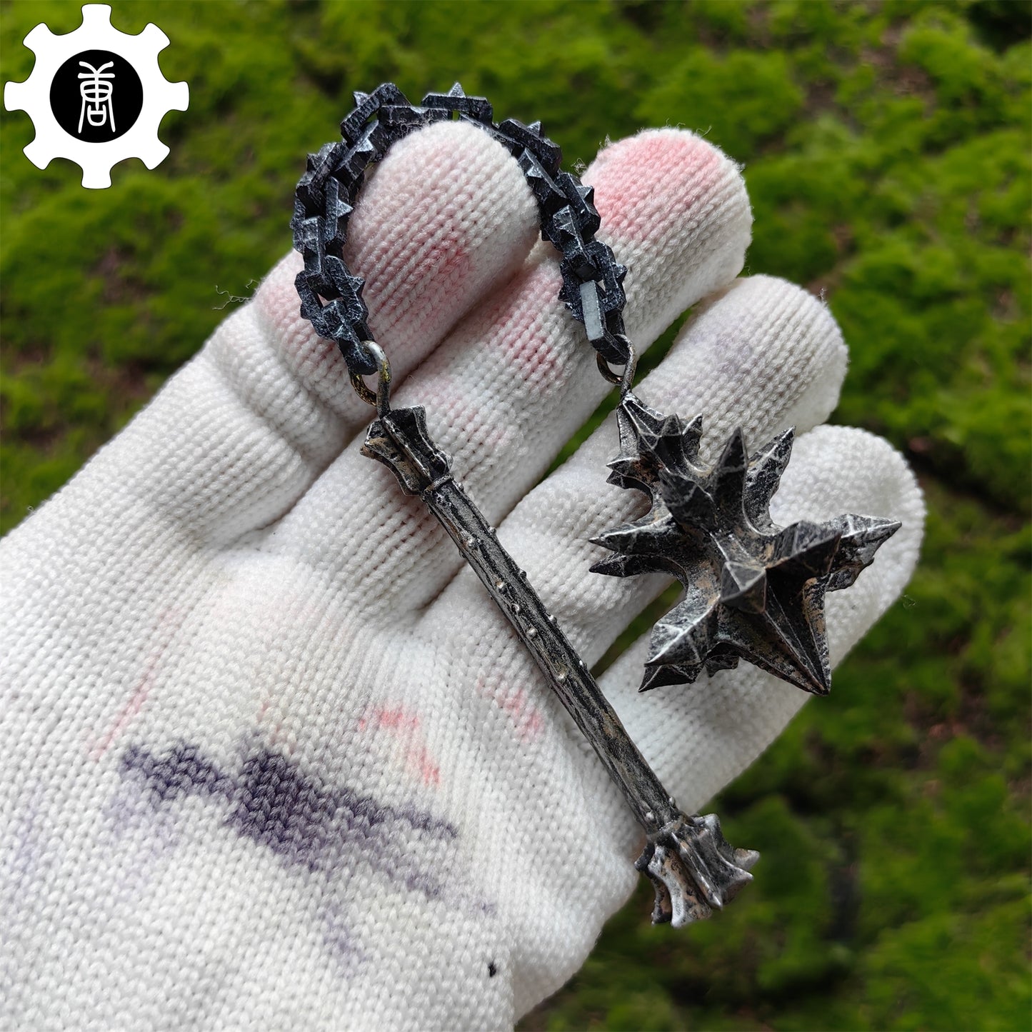3D Printed 1: 12 Scale Flail Of The Witch-King Replica