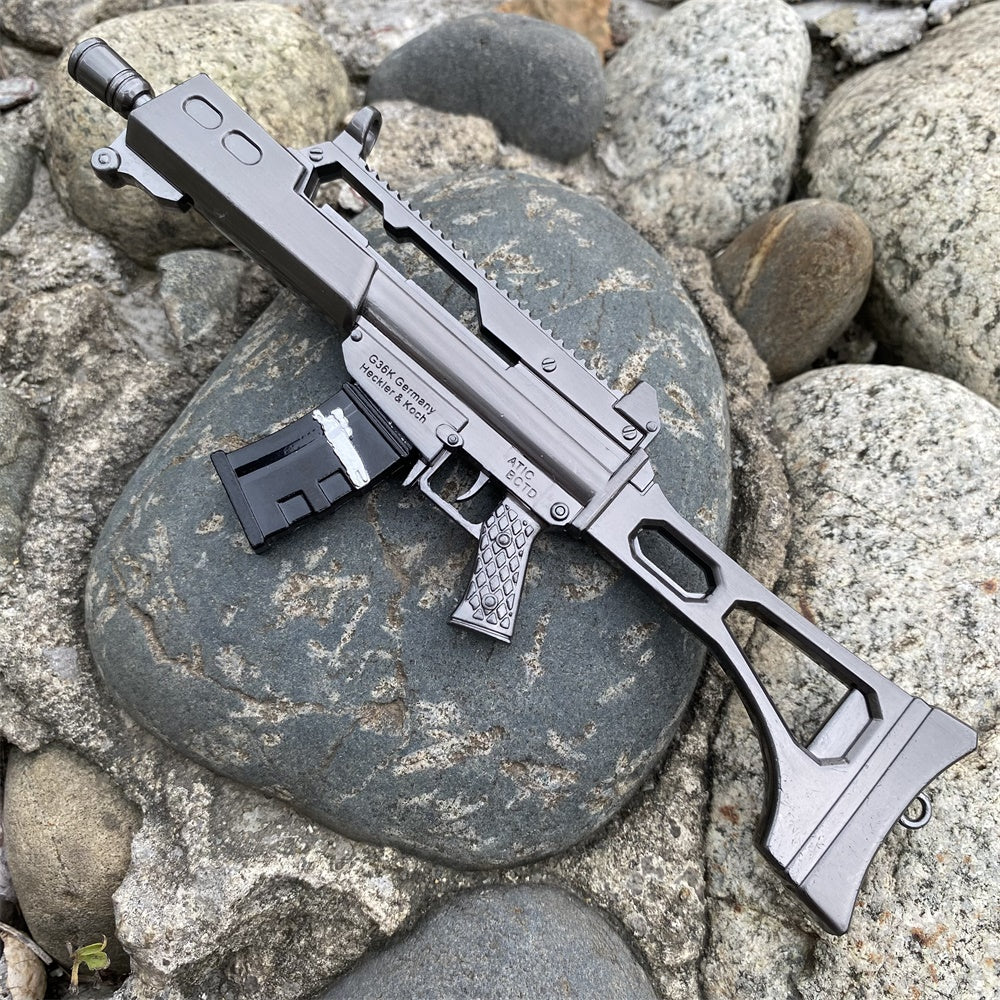 Metal G36K Miniature Black Burst Rifle 15.5CM/6.1"