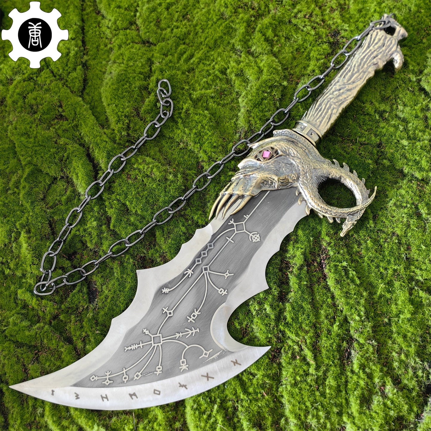 Blades of Chaos Life-size Metal Replica