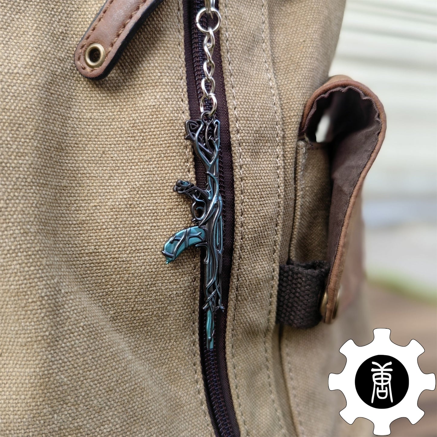 Gaia's Vengeance Vandal Keychain Gamer Gift 3 Colors Option