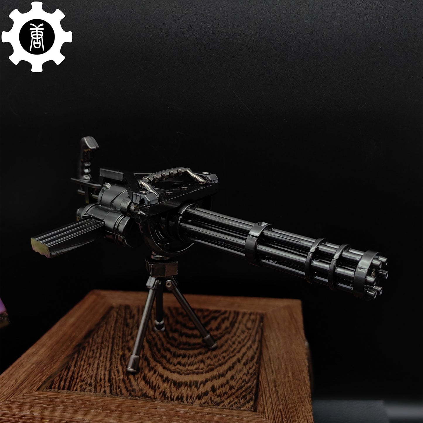 Metal Gatling Submachine Mini Gun Military Collection