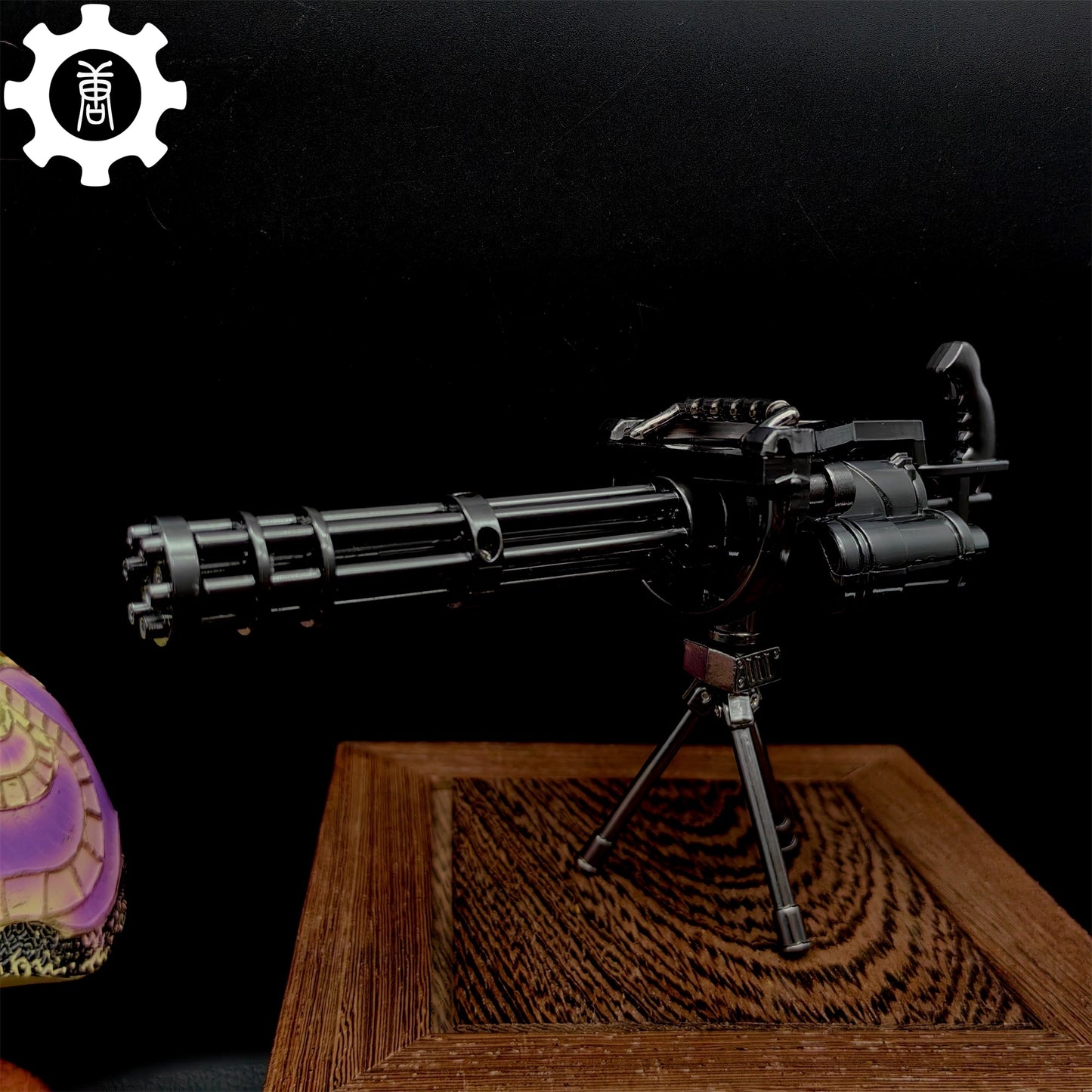 Metal Gatling Submachine Mini Gun Military Collection