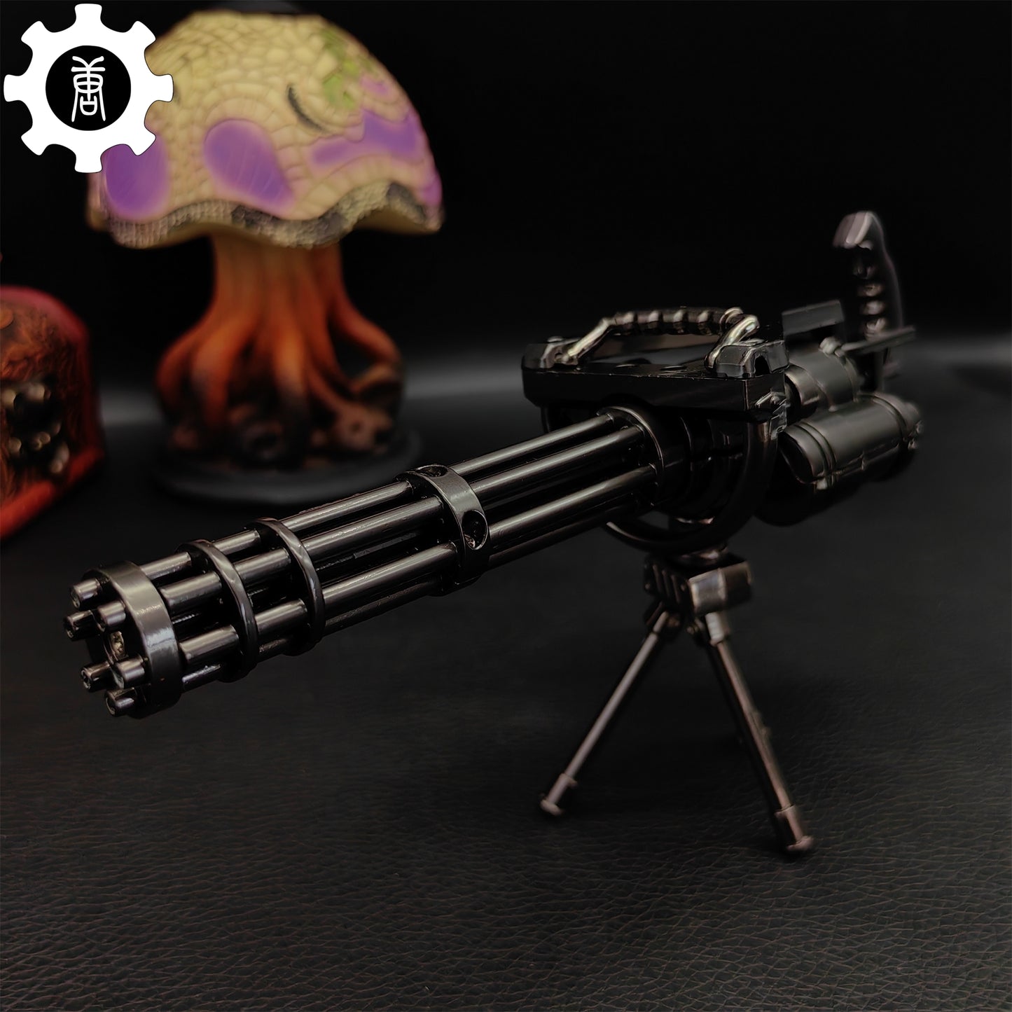 Metal Gatling Submachine Mini Gun Military Collection